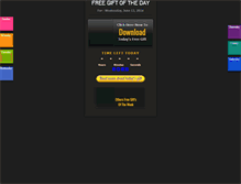 Tablet Screenshot of freegiftoftheday.com